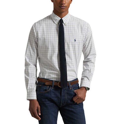 Polo Ralph Lauren Custom Fit Checked Stretch Poplin Shirt
